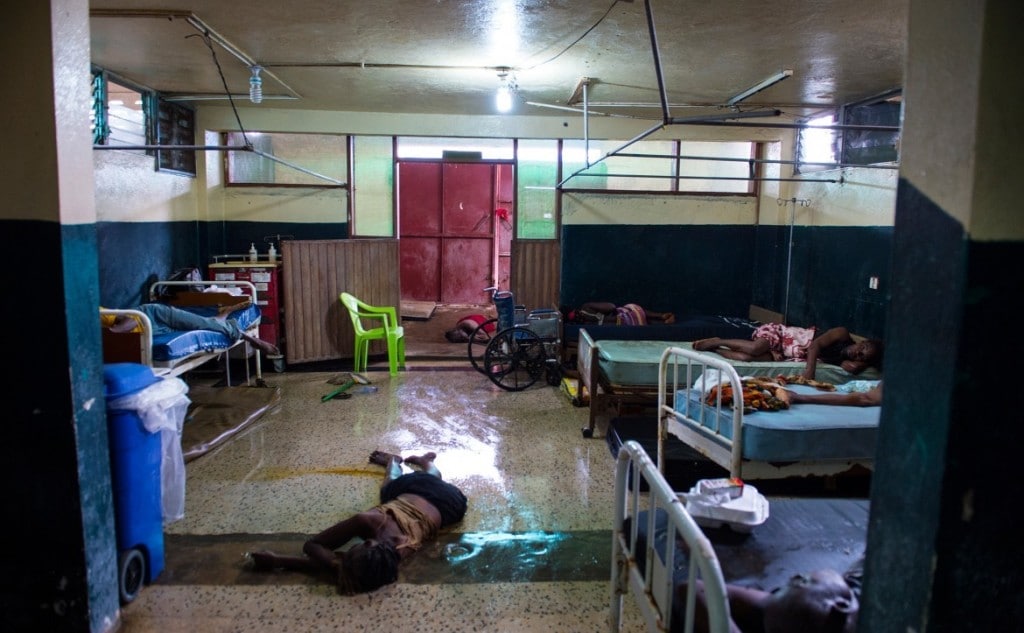 An Ebola ward. Image from the Washington Post. 
